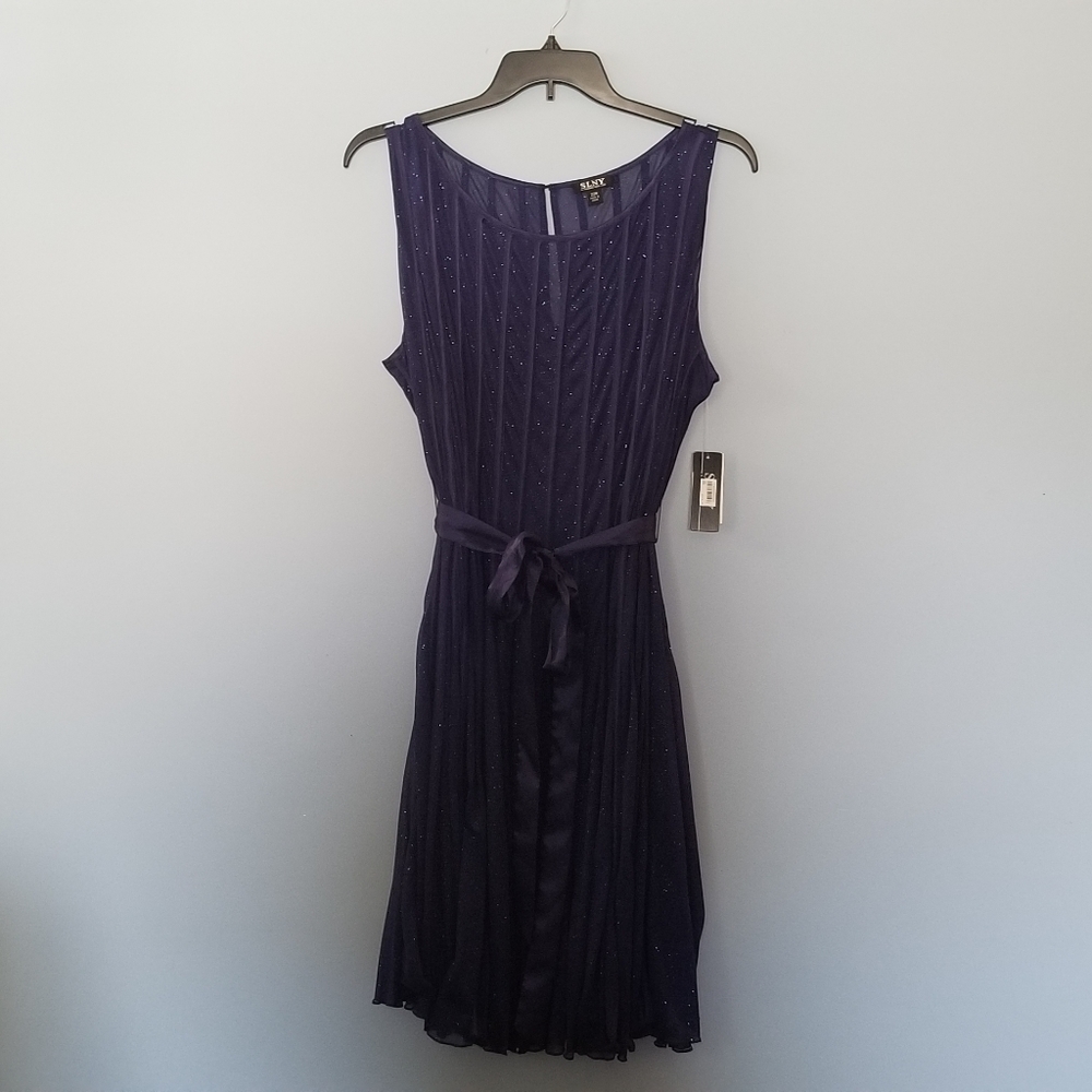 Deep blue sparkle dress